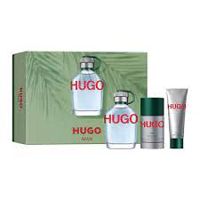 Hugo Boss Green Man 125ml Edt + 50ml SG + 75ml Deo Stick 3pcs Gift Set