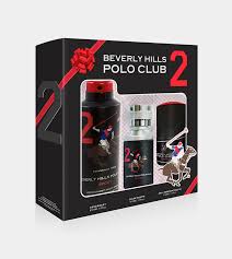 Beverly Hills Polo Club Sport No. 2 Men's 3pcs Gift Set 50ml EDP Fragrance & 175ml Sport Deodorant with Anti-Perspirant Roll On